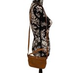 Brown Faux Leather Crossbody Shoulder Bag Purse Preppy Photo 1