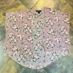 Polly & Esther Floral Sheer Open Front Kimono Photo 3