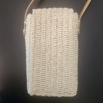 Aerie Cream Woven Crossbody Bag One Size Photo 2