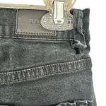 BDG  Size 26x29 Jeans Black Dark Wash‎ Raw Hem high Rise Twig Skinny Ankle Denim Photo 3