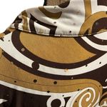 International Concepts mirror swirl blouse. EUC. Brown Size 2X Photo 4