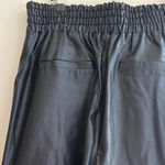 BLANK NYC  Faux Leather Wide Leg Pants, Black, Size Large Photo 14