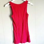 Old Navy Red Beaded Boyfriend Fit Scoop Neck Cotton Tank M Photo 2
