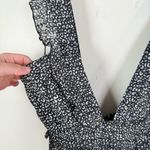 The East Order  Black Animal Print Blake Mini Dress Photo 4