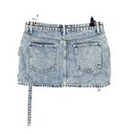 JFORJUSTIFY Black Cotton Multi Pocket Denim Mini Cargo Skirt MEDIUM Blue Photo 2