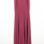 Lulus Mythical Kind of Love Wine Red Chiffon Maxi Dress Small Wedding Cocktail Photo 8