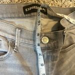 EXPRESS JEANS Women Grey Mid Rise Performance Distressed Legging Jean Sz 6R Gray Photo 4