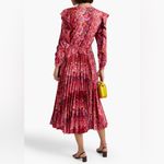 Derek Lam 10 Crosby Chrishelle Pleated Midi Dress, Red Size 0 New wTag SOLD OUT! Photo 4