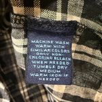 Westbound  18 Plus Black Plaid Linen 3/4 Top Beach Lounge Vacation Summer‎ Casual Photo 6