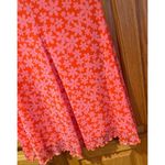 Wild Fable  Orange Flower Power Mesh Mini Dress Size Medium 70s Hippie Costume‎ Photo 8