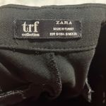ZARA  trafaluc black pants with yellow line cropped dress pants Photo 6