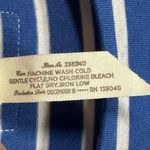 Matilda Jane  the road ahead striped blue white floor‎ length maxi dress medium Photo 6