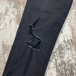EXPRESS NWT Black Distressed Slim Super High Rise Jeans Size 00 Photo 8