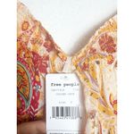 Free People NWT  Carmen Jumpsuit Off Shoulder Floral Wide Leg Size Small Bohemian Photo 5