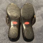 boc Born Concept Toe Loop Leather Sandals Size 9 Comfort Casual Slip On Black Photo 5