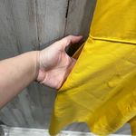 Jenny Yoo  100% Silk Yellow Marigold Mini Bridesmaid Dress Photo 5