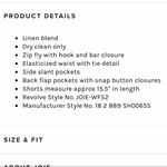 Joie  High Waist Dayanna Paper Bag Shorts NWT Photo 7