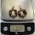 Handmade Womens Boho Dangly Earrings‎  Pretty Stones Geometric Festival Circle Photo 2