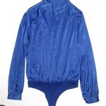 L'Academie  Revolve Long Sleeve Bodysuit - M - Royal Navy Blue Photo 2