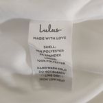 Lulus  White Square Neck Sleeveless Midi Dress NWT Size Small Photo 10