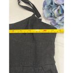 Urban Outfitters  Linen Blend Mini‎ Dress Sleeveless Black Casual S Photo 4