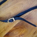 Vintage Albi Black Textured Leather Crossbody Purse Photo 9