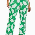 Diane Von Furstenberg  x Target Ginkgo Green Sweater Knit Flare Pants New Photo 0