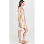 Madewell Lightestspun Tie-Strap Ruffle-Hem Cover-Up Dress in Rainbow Stripe Photo 2