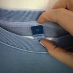 Old Navy  Blue Cropped Crewneck Sweatshirt Photo 1