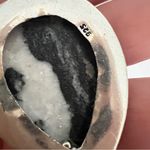 925 Sterling Silver White buffalo Turquoise Necklace Womens Gemstone Jewelry Black Photo 11