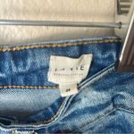 Rebecca Taylor  Le Vie High Rise Straight Raw Hem Jeans Size 26 Photo 3