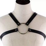 Black Punk O Ring Harness Bondage New Photo 0