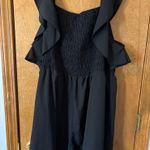 Boutique  Black Flowy Romper Photo 2