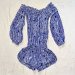 Poupette St. Barth Womens  Clara Off the Shoulder Romper size XS Photo 4