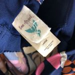 Sea Angel Tankini Top Molded Cups Shelf Bra Halter Floral Colorful L Photo 2