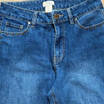 Camila Coelho  Frayed Hem Studded Dark Wash Denim Jeans size 6 30 inseam Photo 2