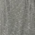 J. Jill Woman’s Short Sleeve Striped Casual Tee Size Small Black Photo 2