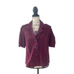 Calvin Klein Jeans  SZ M short sleeve sweatshirt blazer Photo 1