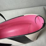 Kate Spade Molly Large Tote Bag Black White Stripes with Pink Interior Photo 14
