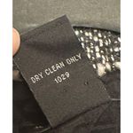 Rafaella  Ladies Button Down Wool Blend Career Layering Black White Jacket SZ 12 Photo 5