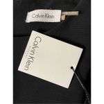 Calvin Klein NWT Black Sleeveless Sheath Dress with gold chain detail, Size 2 Photo 5