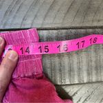 Pilcro Flounced Mini Skirt Size Med Pink Acid Wash Linen Anthropologie LIKE NEW Photo 8