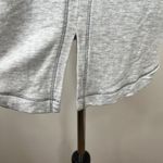 Lou & grey Signaturesoft Gray Scoop Neck Short Sleeve T-Shirt with Back Split Photo 3