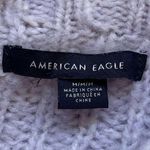 American Eagle Light Purple High Neck Chunky Knit Tunic Sweater Photo 7