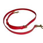Detachable and adjustable Red Leather replacement bag Strap. New! Photo 1