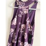 Lulus Lulu’s Darling Dearest Blush Purple Plum Floral Print Swing Dress Size XS NWT Photo 3