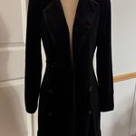 Yumi Kim Black Mini Velvet Blazer Style Dress Size XS Photo 0