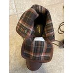 Arizona Jeans Co. Yolanda Woman's Size 9 Brown w Plaid Fold Over Snap Boots Photo 7