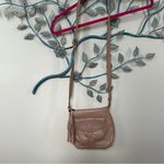 Butterfly by Matthew Williamson crossbody rainbow detail on front flap & tassel Tan Photo 1