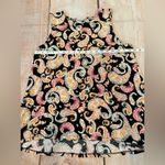J. Jill Paisley Sleeveless Paisley Print Top Colorful Casual Tank Size Medium Black Photo 2